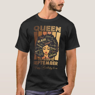 Queens sind im September Geboren, starke Frauen in T-Shirt