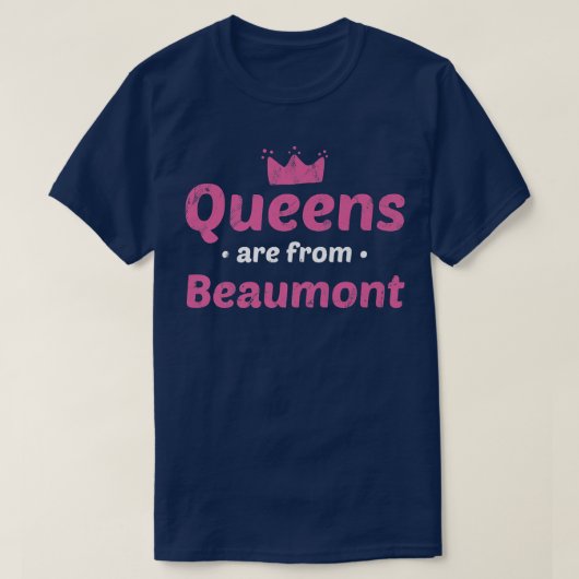 Queens sind von Beaumont Teas Heimat T Zuhause Sta T-Shirt (Design vorne)