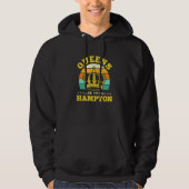 Queens sind von Hampton Heimat Virginia Zuhause St Hoodie (Vorderseite)