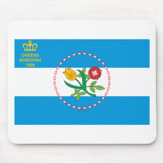Queens-Stadt-Flagge Mousepad