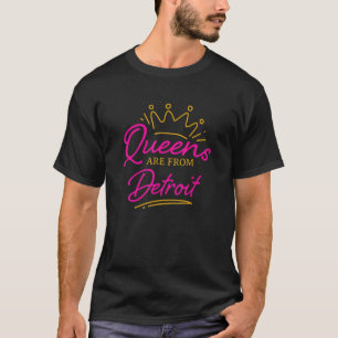 Queens stammen von dem Detroit-Residenten Michigan T-Shirt