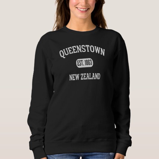 Queens Town Newzealand Vintag Sweatshirt (Vorderseite)