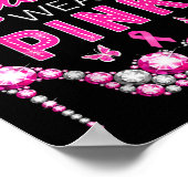 Queens tragen rosa Brustkrebs-Bewusstsein Band Su Poster (Ecke)