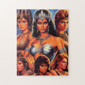 Queens, Vintager Krieger Puzzle (Vertikal)