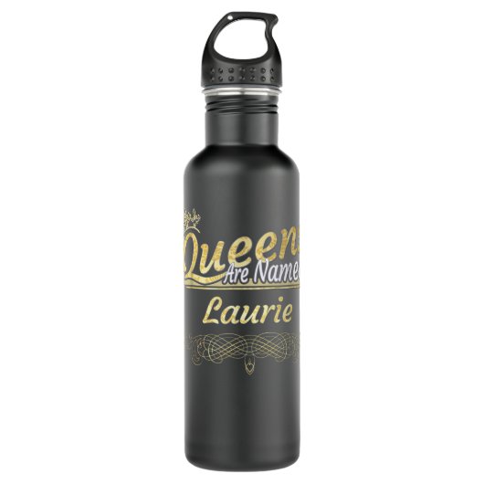 Queens werden Laurie genannt Edelstahlflasche (Vorderseite)