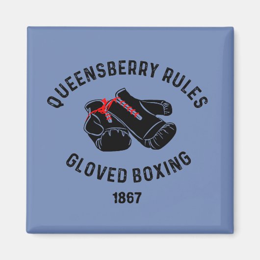 'Queensberry-Regeln' Magnet (Vorne)