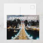 Queensboro-Brücke Postkarte (Vorne/Hinten)