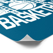 Queensbridge Basketball T-Shirt Poster (Ecke)