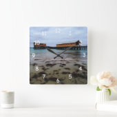 Queenscliff Dream Clock Quadratische Wanduhr (Zuhause)