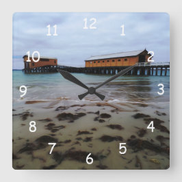 Queenscliff Dream Clock Quadratische Wanduhr