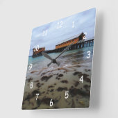 Queenscliff Dream Clock Quadratische Wanduhr (Winkel)