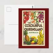Queensland Australien Postkarte (Vorne/Hinten)
