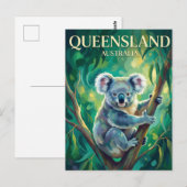 Queensland Australien Postkarte (Vorne/Hinten)