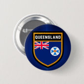 Queensland-Flagge Button (Vorne & Hinten)