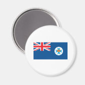 Queensland-Flagge Magnet (Vorderseite/Rückseite)