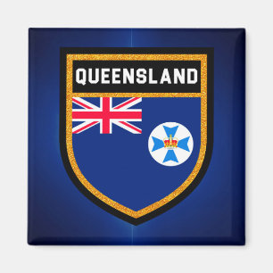 Queensland-Flagge Magnet