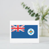 Queensland-Flagge Postkarte (Stehend Vorderseite)