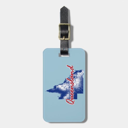 Queensland Gepäckanhänger (Vorderseite vertikal)