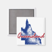 Queensland Magnet (Vorderseite/Rückseite)