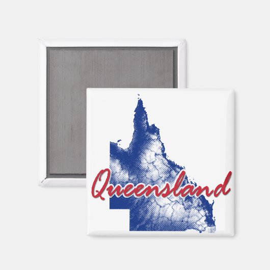 Queensland Magnet (Vorderseite/Rückseite)