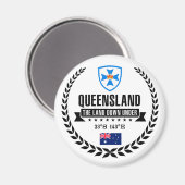 Queensland Magnet (Vorderseite/Rückseite)
