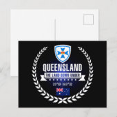 Queensland Postkarte (Vorne/Hinten)