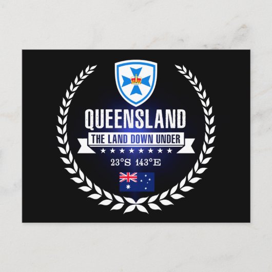 Queensland Postkarte (Vorderseite)