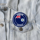 Queensland Round Emblem Button (Beispiel)