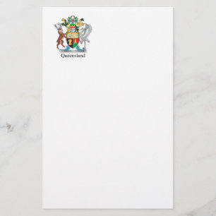 Queensland-Wappen Briefpapier