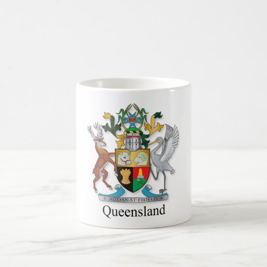 Queensland-Wappen Kaffeetasse