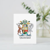 Queensland-Wappen Postkarte (Stehend Vorderseite)