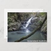 Queensland Wasserfall Rock Pool Postkarte (Vorne/Hinten)
