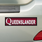 Queenslander. Australier, die in Queensland wohnen Autoaufkleber (Auf Auto)