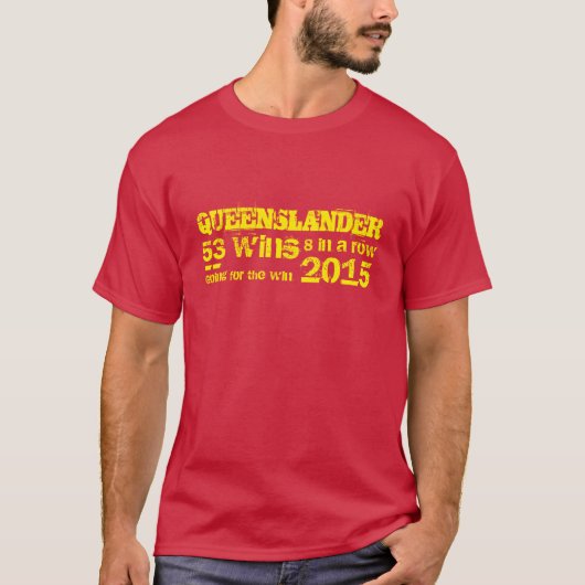 Queenslander, Staat von Ursprung T-Shirt (Vorderseite)