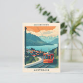 Queenstown Australia Postkarte (Stehend Vorderseite)