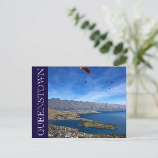 Queenstown-Gleitanlage Postkarte (Stehend Vorderseite)