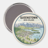 Queenstown Magnet (Vorderseite/Rückseite)