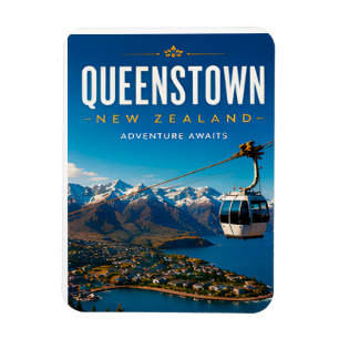 🏔️ Queenstown Neuseeland Abenteuer-Homedekor 🚠 Magnet