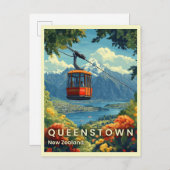 Queenstown, Neuseeland - Atemberaubende Aussicht a Postkarte (Vorne/Hinten)