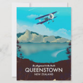 Queenstown Neuseeland Einladung (Vorderseite)