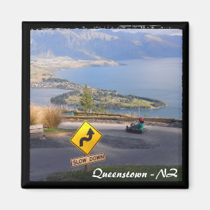 Queenstown, Neuseeland - Luge 2 Magnet