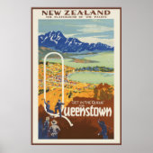 Queenstown Neuseeland Poster (Vorne)