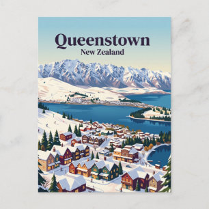 Queenstown, Neuseeland Postkarte