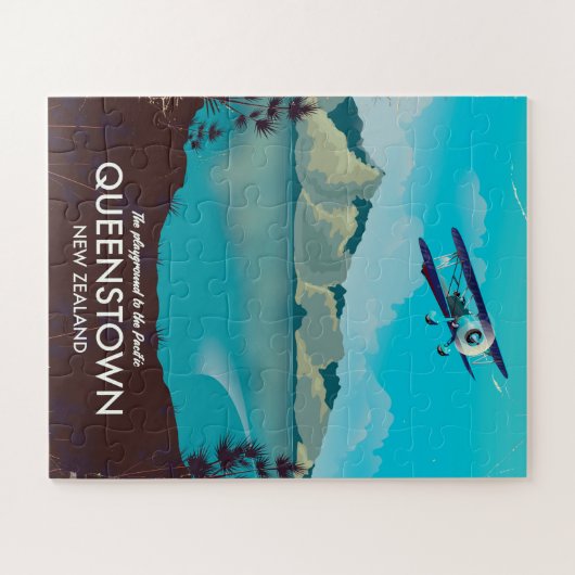 Queenstown Neuseeland Puzzle (Horizontal)