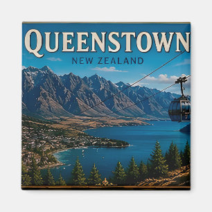 🧲 Queenstown Neuseeland Reise Andenken Für Trip Magnet