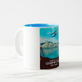 Queenstown Neuseeland Zweifarbige Tasse (Vorderseite Links)