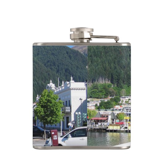 Queenstown, Otago, Neuseeland Flachmann (Rückseite)