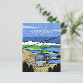 Queenstown-Seilbahn Postkarte (Stehend Vorderseite)