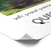 Queenswood, Herefordshire Poster (Ecke)