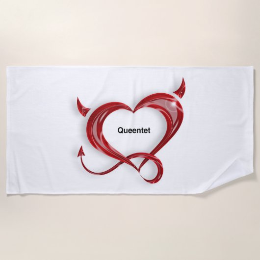 Queentet Beach Towel Strandtuch (Vorderseite)